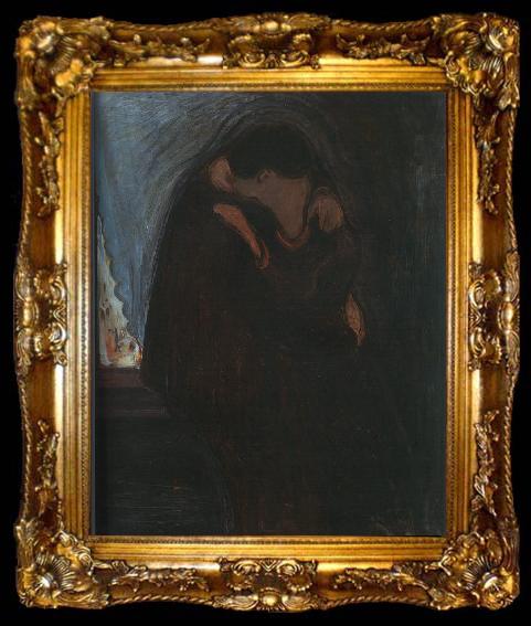 framed  Edvard Munch The Kiss, ta009-2